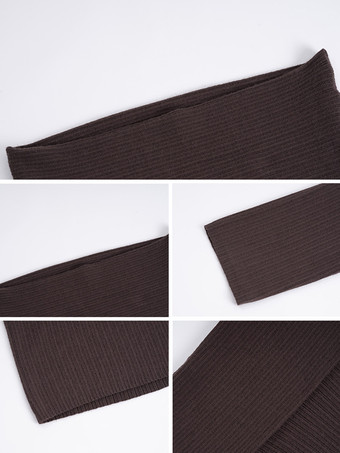 レディース プルオーバー バトーネック 長袖 アクリル セーター ワインレッド