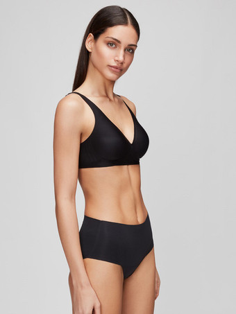 シームレスで大きな胸、取り外し可能な快適なブラジャーとパンティセット