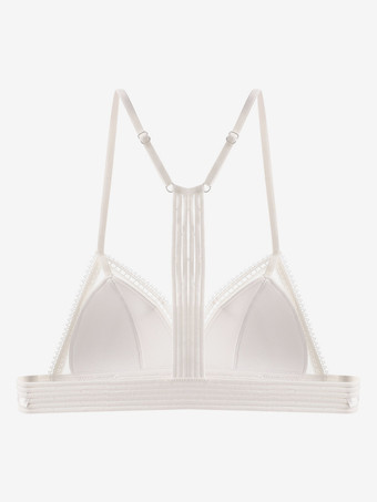 レースの下着 ブラジャー ワイヤレス 刺繍 ブラジャー パンティ セット 2ピース ランジェリー