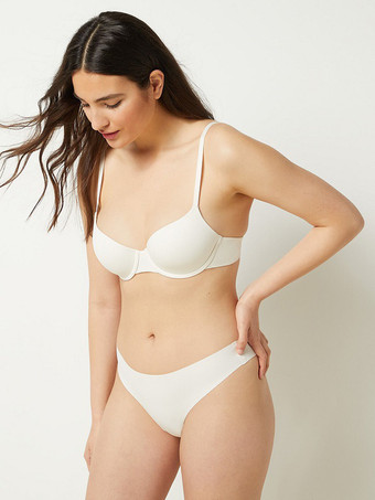 ブラ パンティ セット ブラック 2ピース シームレス プッシュアップ スムース ブラ セット