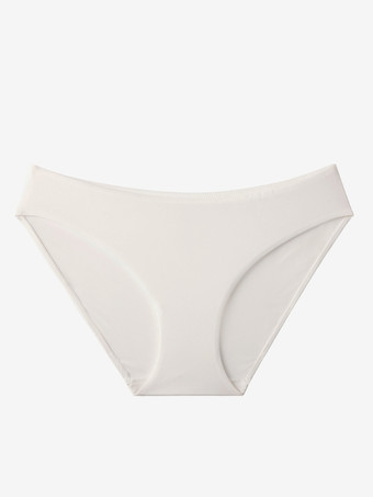 ホワイト ベーシックTバック 薄い伸縮性 ランジェリー パンティー