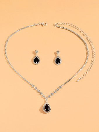 ブライダル用ジュエリーセット ゴージャスなメタルダイヤモンド