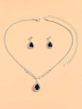 ブライダル用ジュエリーセット ゴージャスなメタルダイヤモンド