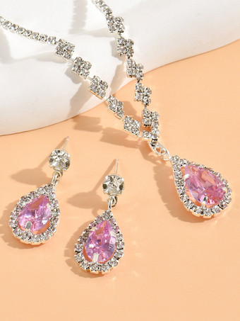 ブライダル用ジュエリーセット ゴージャスなメタルダイヤモンド