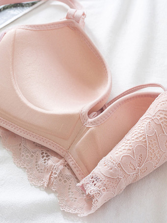 ブラ パンティ セット ピンク レース 2ピース 大人用 シック ランジェリー