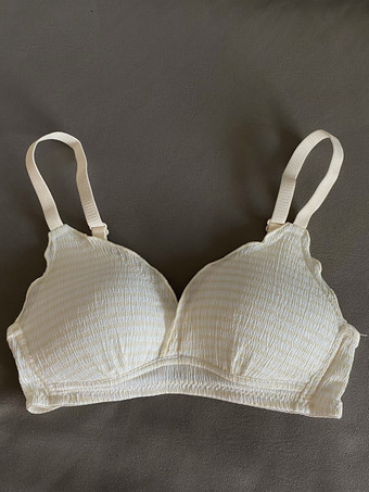 アプリコットビスチェ アプリコット ツートン デイリー カジュアル シック フリル ランジェリー