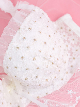 ブラ＆パンティセット ホワイト リボン 2ピース 大人用ランジェリー