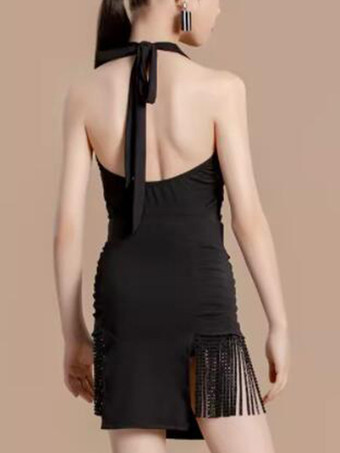 ラテンダンスコスチューム 黒人女性用 ライクラ スパンデックス スカート トップ ダンスコスチューム