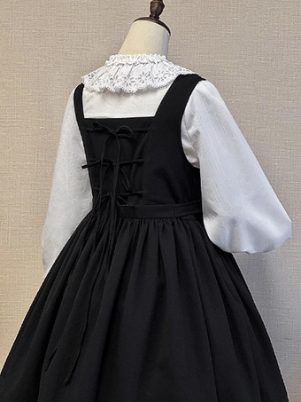 Robe Sweet Lolita Robe sans manches en polyester Robe Sweet Lolita