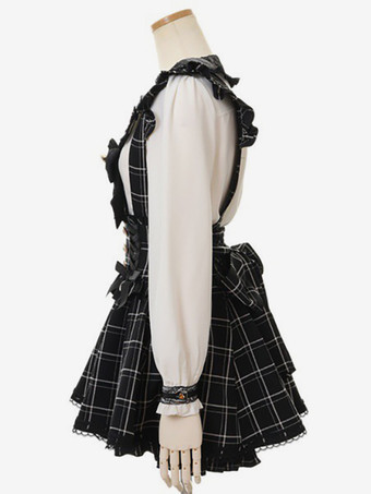 スイートロリータブラウス リボンレースロリータトップ 長袖ブラウス ピンクロリータシャツ