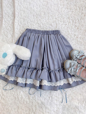 スウィートロリータSKフリルバーガンディロリータスカート