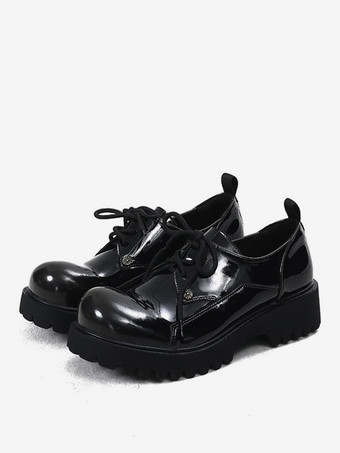 Nero Scarpe casual da uomo scarpe con punta tonda color caffè