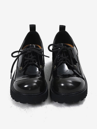 Scarpe casual da uomo scarpe con punta tonda color caffè