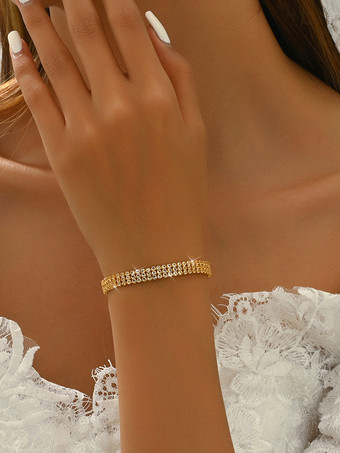 ファッションウェディングジュエリーセット魅力的なダイヤモンドピアスメタル