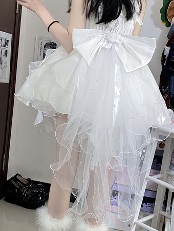 Sweet Lolita Dress Polyester Sleeveless Sweet Jumper Lolita Dress