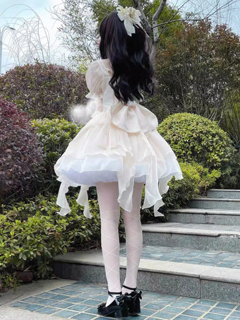 Sweet Lolita Dress Polyester Sleeveless Sweet Jumper Lolita Dress