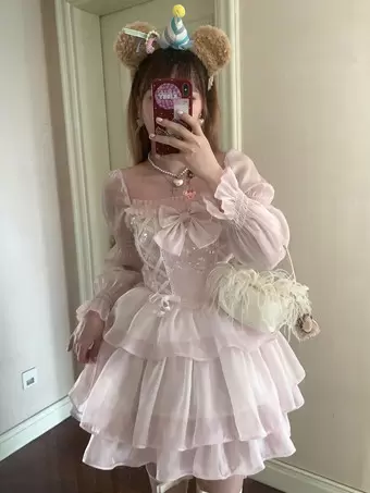 Long sleeve lolita dress hotsell