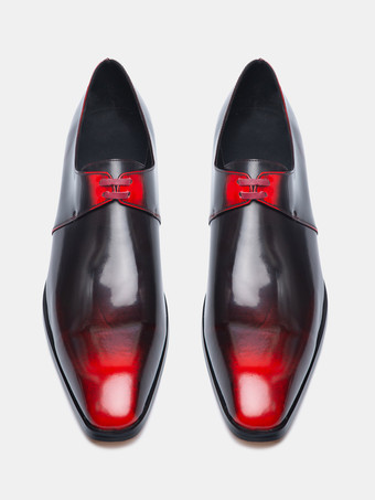 メンズ スリッポン ローファー シューズ ハンドメイド プロム ウェディングシューズ