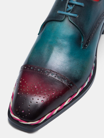 メンズ スリッポン ローファー デビー ハンドメイド レースアップ プロム ウェディングシューズ