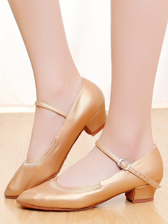 Zapatos de baile de salón para mujer con tacón de cachorro