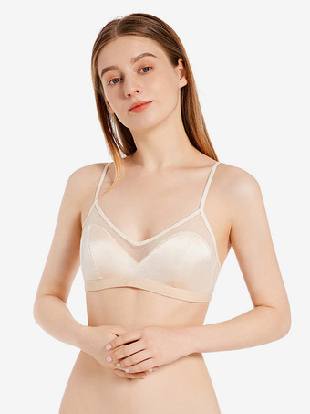 アイボリー ブラジャー ホワイト 室内用 シック ランジェリー