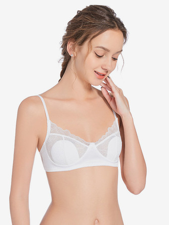 ホワイト ブラ エクリュ ホワイト 室内用 シック レース ランジェリー