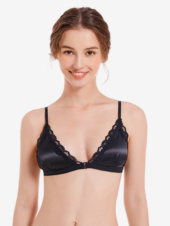 ブラック ブラ エクリュ ホワイト デイリー カジュアル シック レース ランジェリー