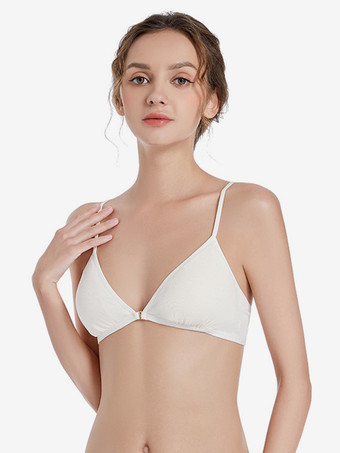 アイボリー ホワイトレディースブラジャー室内用シックランジェリー