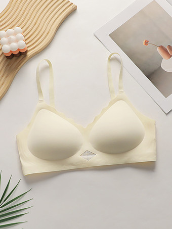 アプリコットブラジャー ソフトピンク デイリーカジュアル シック ランジェリー