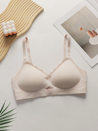 ソフトピンクブラジャー ソフトピンク デイリーカジュアル シック ランジェリー