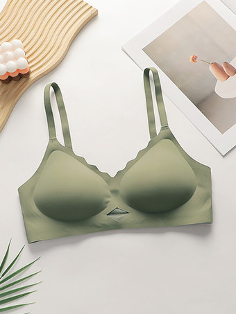 ブラジャー ソフトピンク デイリーカジュアル シック ランジェリー