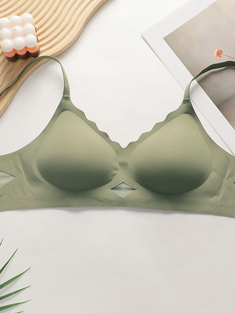 ブラジャー ソフトピンク デイリーカジュアル シック ランジェリー