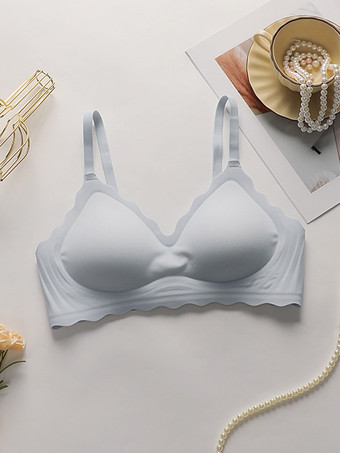 ライトスカイブルーブラジャー ピンク 室内用 シック ランジェリー