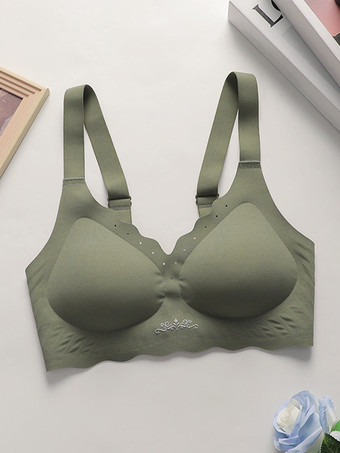 アボカドグリーンライトスカイブルーのシックなデイリーカジュアルランジェリーブラ