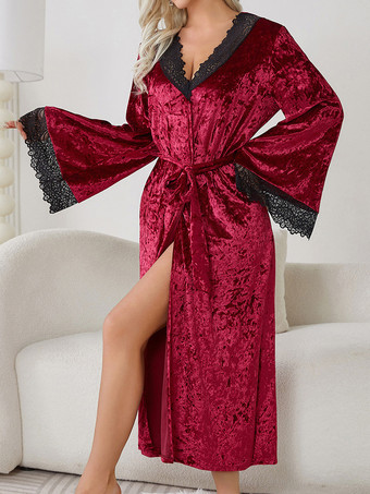 ローブ レース オーバーサイズ ランジェリー スリープウェア ナイトガウン