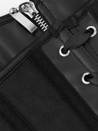 コルセット ブラック ビスチェ トップ レースアップ デート シック ランジェリー