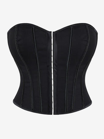 SchwarzBustier Top Korsett Schwarz Schick Party Schnürung Dessous