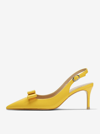 Women's Heel Sandals Pointed Toe Stiletto Heel Sandals PU Leather