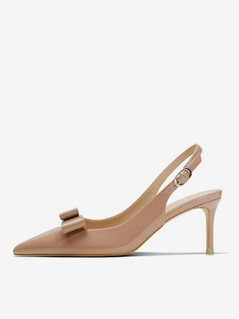 Women's Heel Sandals Pointed Toe Stiletto Heel Sandals PU Leather