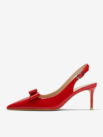 Women's Heel Sandals Pointed Toe Stiletto Heel Sandals PU Leather