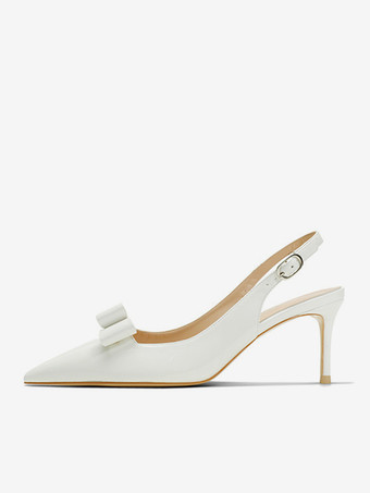 Women's Heel Sandals Pointed Toe Stiletto Heel Sandals PU Leather