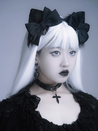 ゴシックロリータアクセサリー黒アクセサリーリボンその他