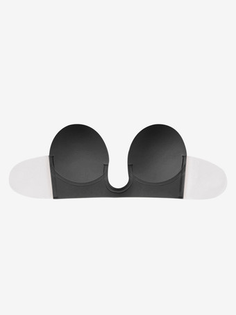 ブラック 女性用ストラップレス乳首カバーニッパー