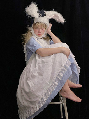 スイートロリータアクセサリー ホワイトフリルエプロン その他