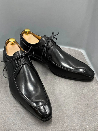 メンズドレスシューズ モダン ラウンドトゥ 牛革 プロム ウェディングシューズ