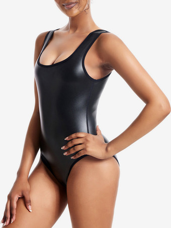 ランジェリー シェイプウェア ブラック お腹コントロール ネック スリミング