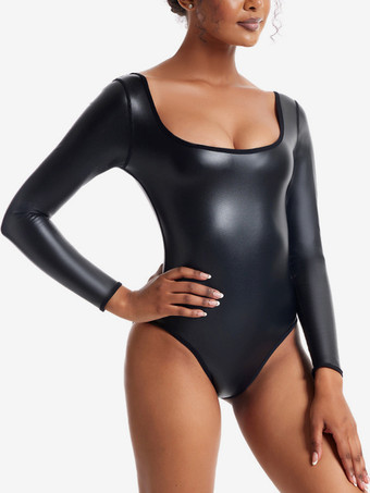 ランジェリー シェイプウェア ブラック 長袖 ボディシェイパー