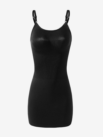 お腹をコントロールするネビリティーランジェリーシェイプウェア ブラックボディシェイパーボディスーツ