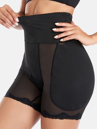 ハイウエスト ランジェリー シェイプウェア ブラック お腹コントロール スリミング