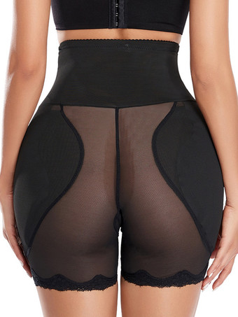 ハイウエスト ランジェリー シェイプウェア ブラック お腹コントロール スリミング